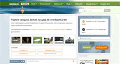 Desktop Screenshot of horgasz.hu